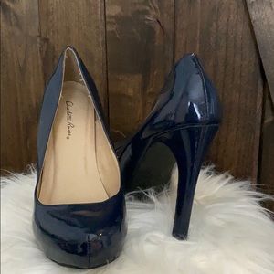 Navy Blue High Heels
